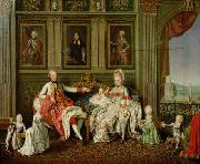 unknow artist Grobherzog Leopold mit seiner Familie oil painting on canvas